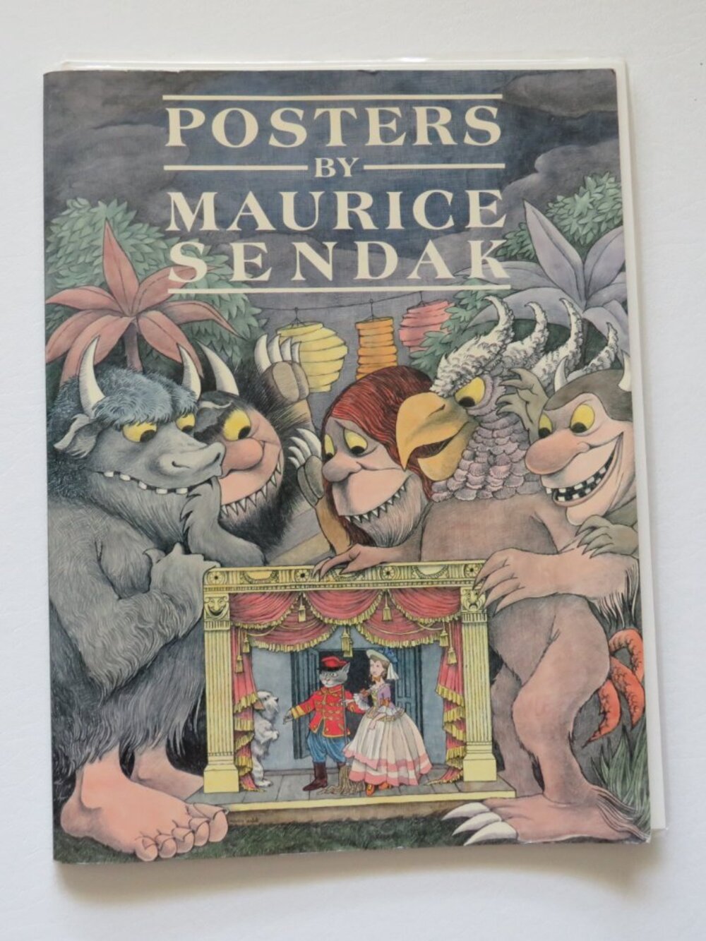 Posters by Maurice Sendak Soft Cover Book Vintage 1986 13 Laminated Posters